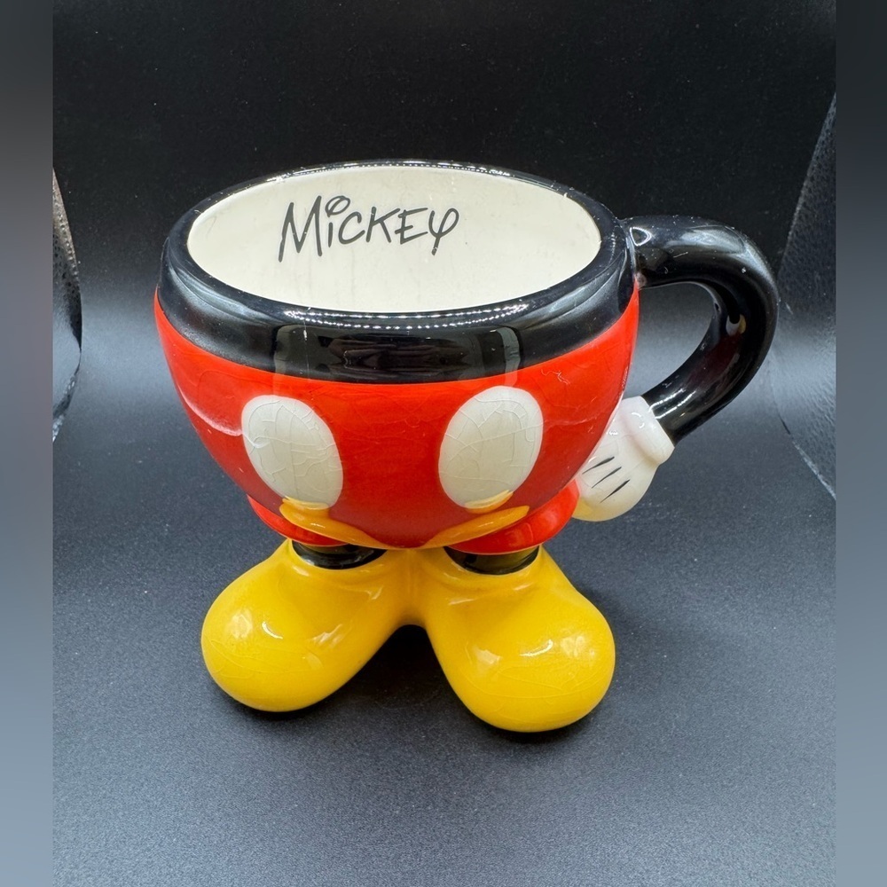Disney Mickey Mouse Pants Coffee Mug -Damaged